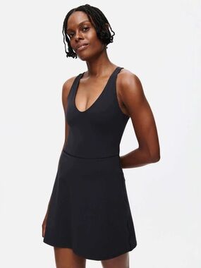 Outdoor Voices V-Neck A-Line Volley Dress